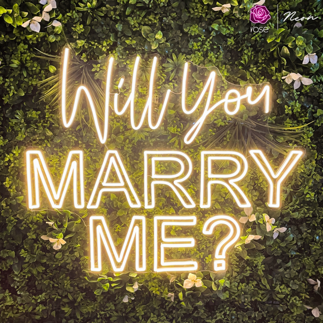 Will You Marry Me Neon Sign
