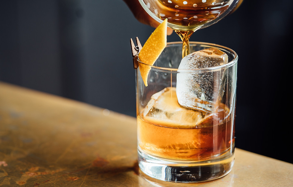 Cocktail Being Poured
