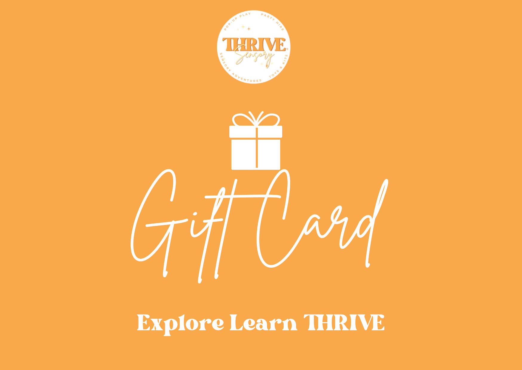 Gift Card Thrive Sensory
