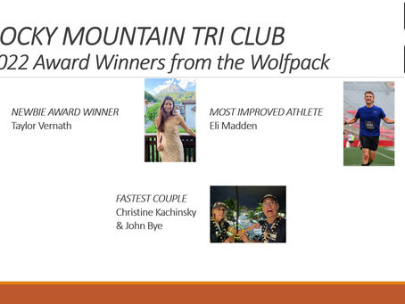 Rocky Mountain Tri Club 2022 Awards