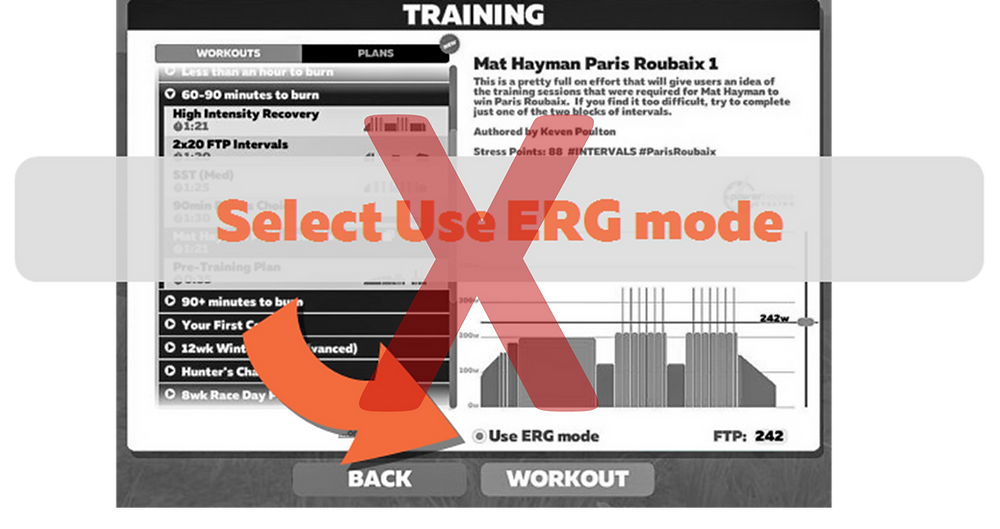 What is ERG Mode on my Trainer?