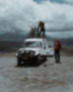 Geländewagen Cotopaxi Nationalpark