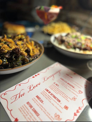 Cheeky's Valentine's Menu