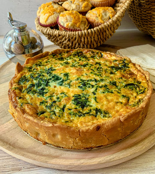 SALTED CAKE WITH BROCCOLI AND CHEESE - მარილიანი კექსი ბროკოლითა და ყველით