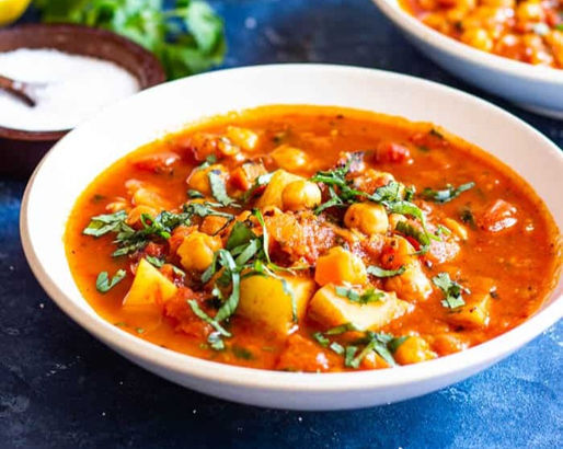 MOROCCAN CHICKPEA STEW - მუხუდოს წვნიანი მაროკოულად
