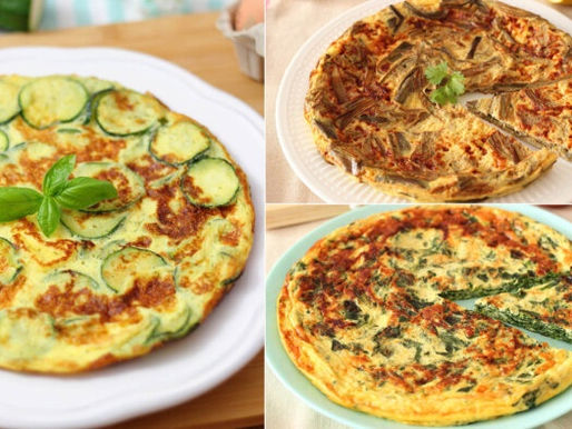 ZUCCHINI, MUSHROOM AND SPINACH FRITTATA - ყაბაყის, სოკოსა და ისპანახის ფრიტატა