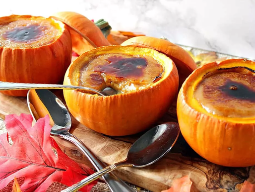 BUTTERNUT SQUASH CREME BRULEE - გოგრის კრემ-ბრულე