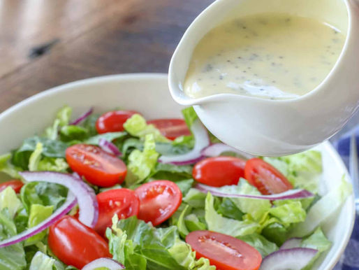 HONEY MUSTARD SALAD DRESSING - სალათის საოუსი თაფლითა და მდოგვით