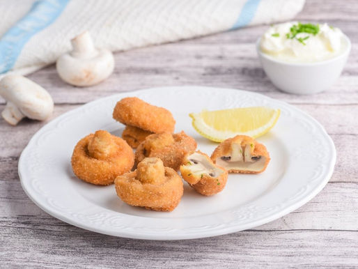 BAKED MUSHROOMS - შემწვარი სოკო