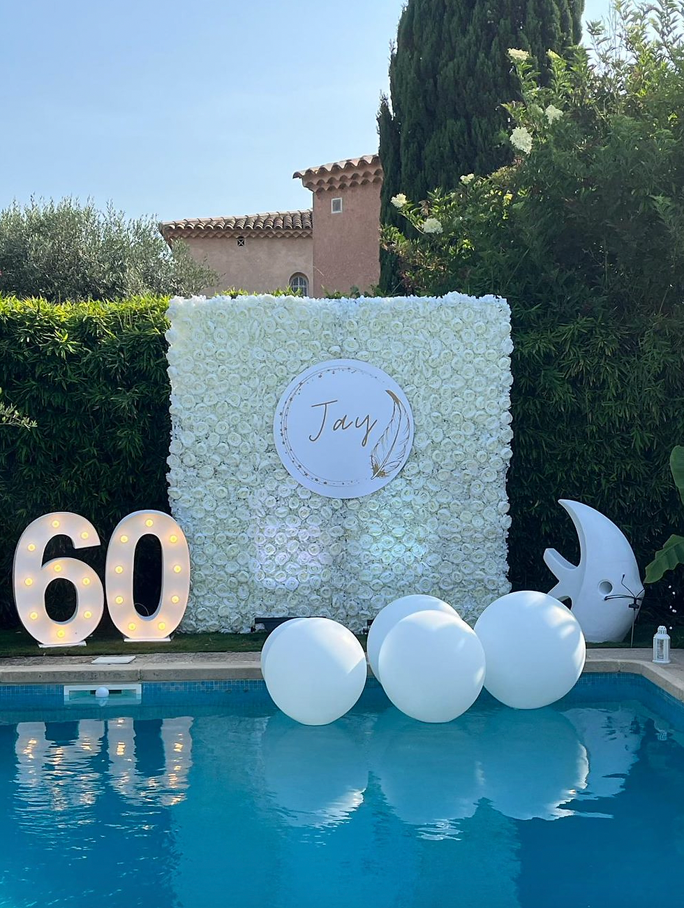 Mur de fleurs Jay