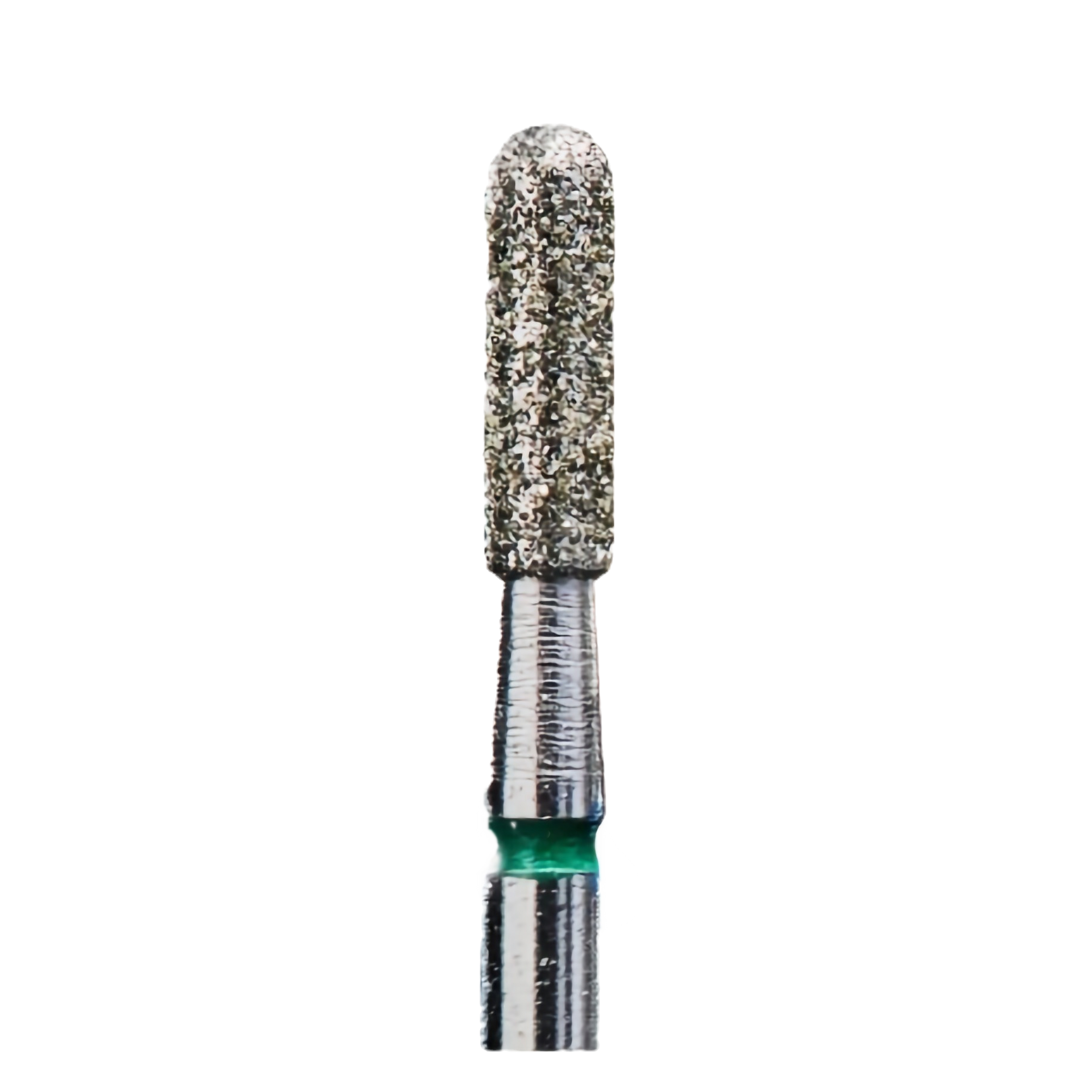 Staleks - Diamond Nail Drill Bit, Rounded "Cylinder", Green, D-2.3mm WP-8mm