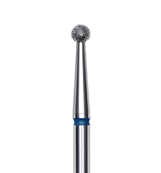 Staleks - Diamond Nail Drill Bit, "Ball", Blue, D-2.5mm