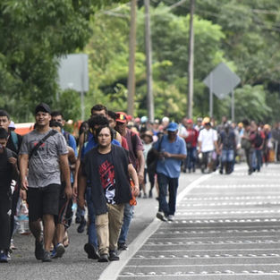 Caravane des migrants au Mexique, "Escales solidaires" en France