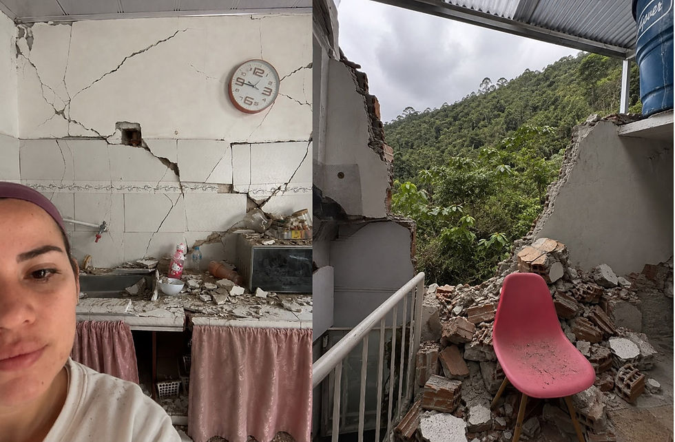 Milena, correspondante des humanités en Colombie, chez elle, à Ibagué, le 11 août 2026.