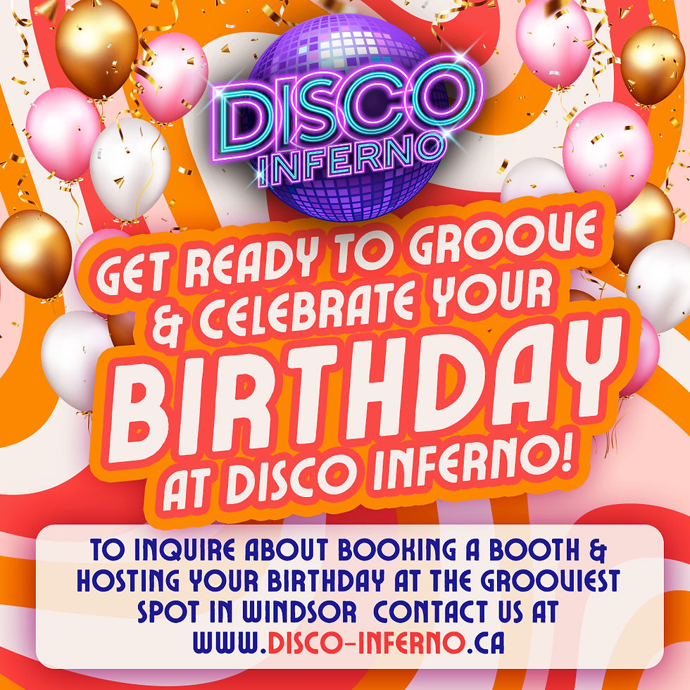 Book Your Birthday Party at Disco Inferno