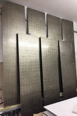 Cracked Gesso Random Grey