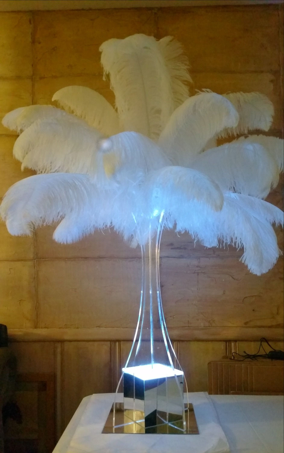 Clear Tower Centerpiece