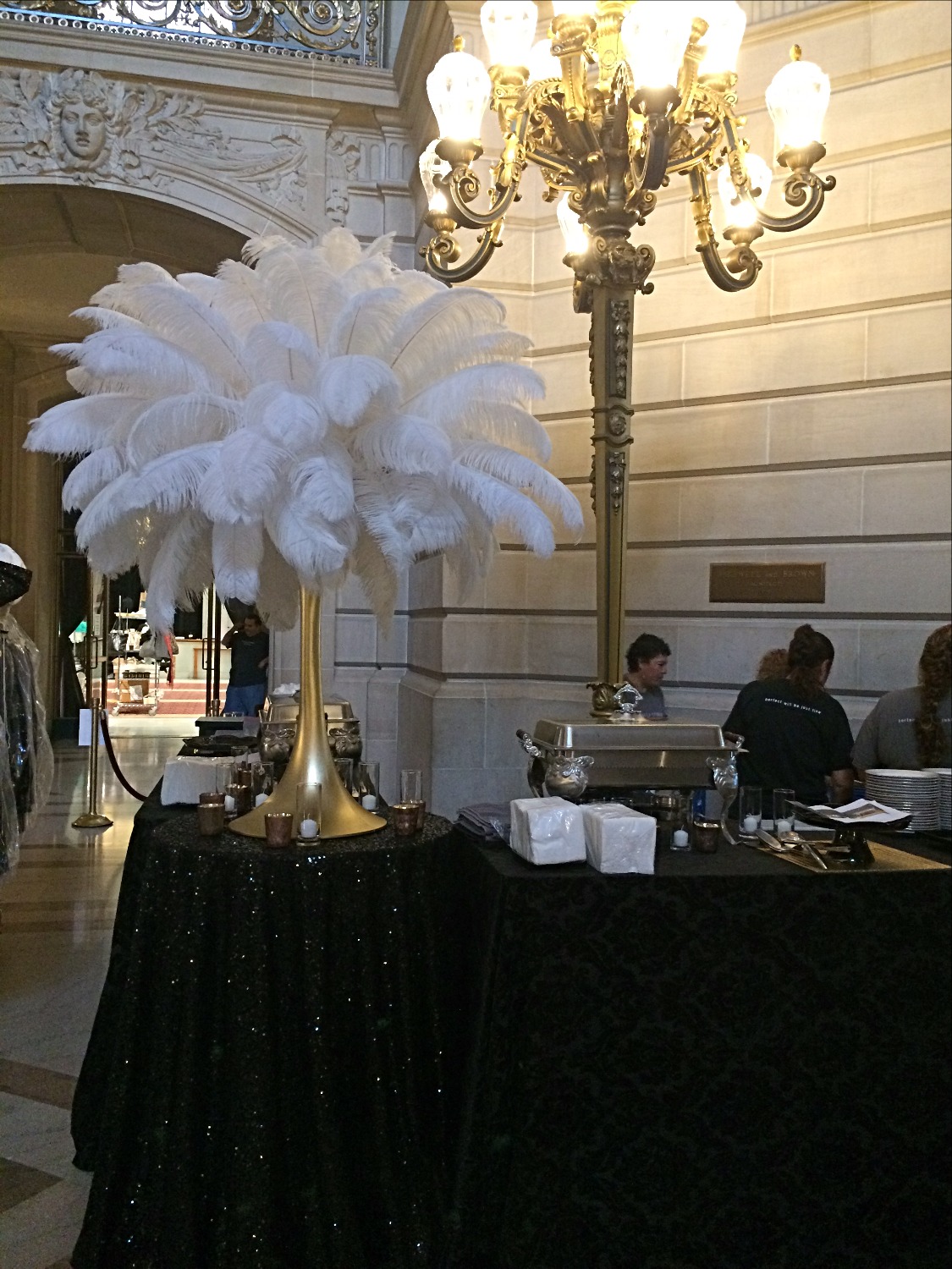 Ostrich Feather Centerpieces / Rental / Designer Centerpieces