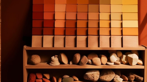 Brown Accent Wall