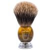 Parker Shaving Brush - Pure Badger (Marbled Bone - HHPB)