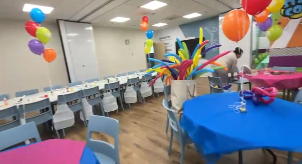 מסיבת חנוכה למשפחות המפונים
