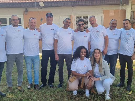 בקצב הלב למפוני הישובים עם חברת קוקה קולה