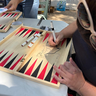 סדנא לציור על שש בש