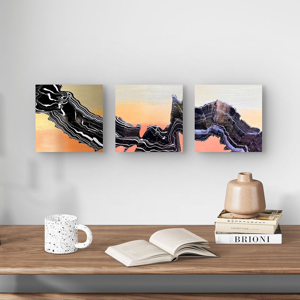 השתקפויות בשקיעה