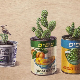 Artist paints yearnings for Israeli playthings of the past