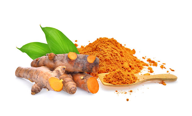 turmeric root and turmeric powder in woo