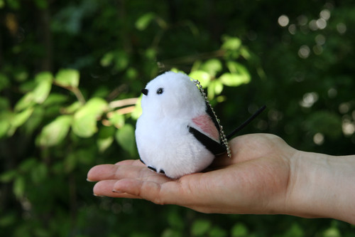 ぬいぐるみキーホルダー シマエナガ | 公益財団法人 日本鳥類