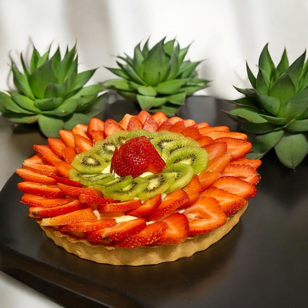 Strawberry and kiwi pie image