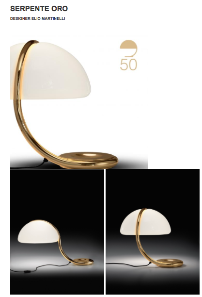 Serpente Oro by Martinelli Luce