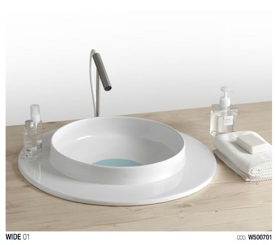 Wide by White Ceramic