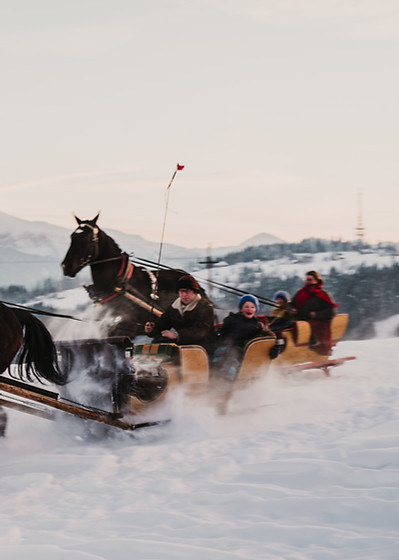 Kulig w Bialce Tatrzańskej nowa trasa
