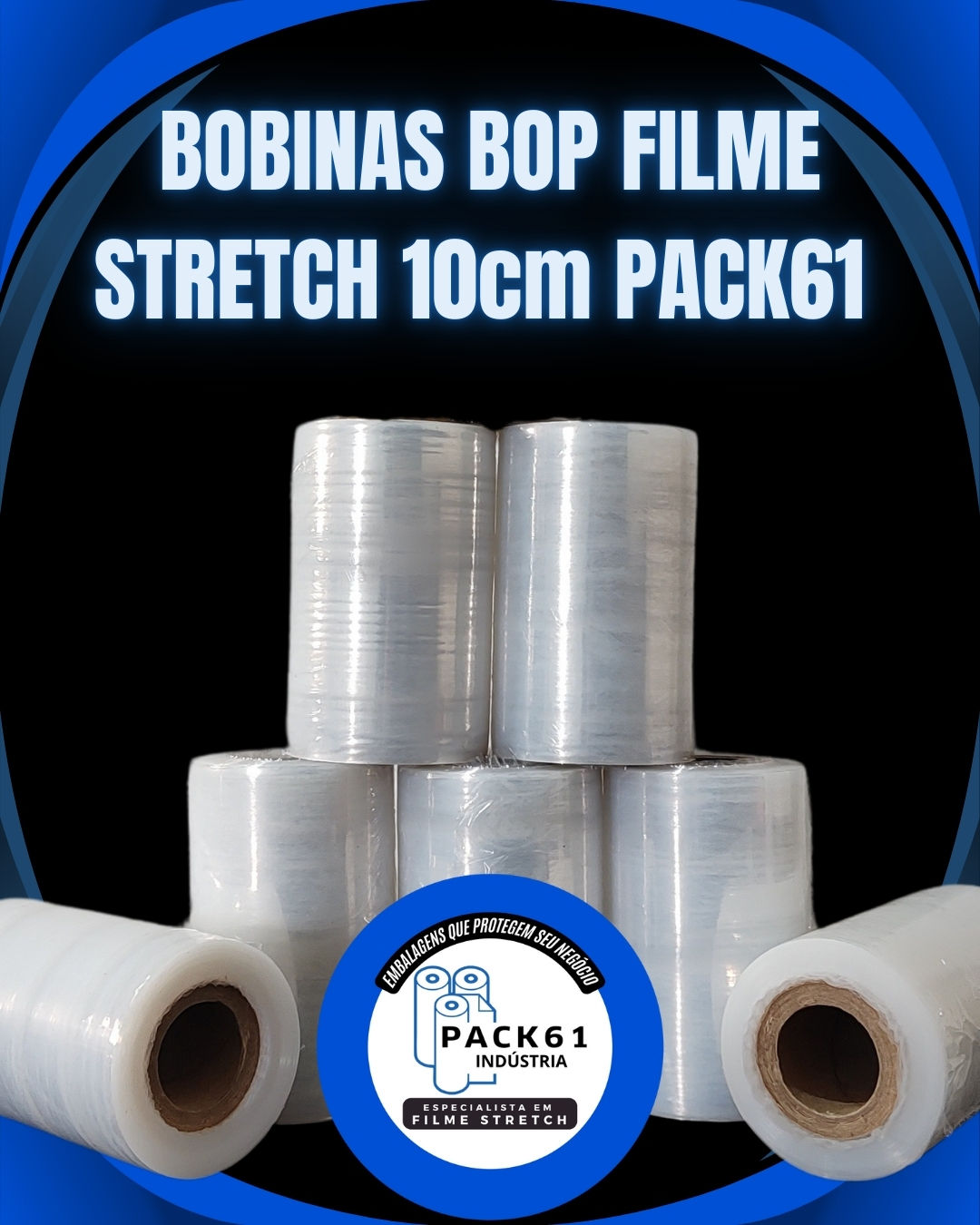 Caixa 29kg Embala Tudo 10x0,025mm Pack61 Indústria