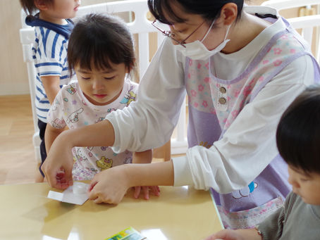 保育実習の先生と遊んだよ