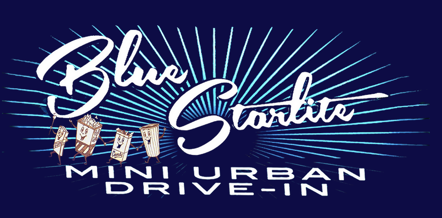 Blue Starlite Urban Drive-In ATX. logo