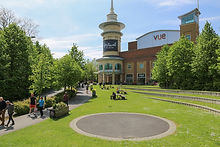 Aerial view of Basingstoke Town Centre, parks and offices.jpg