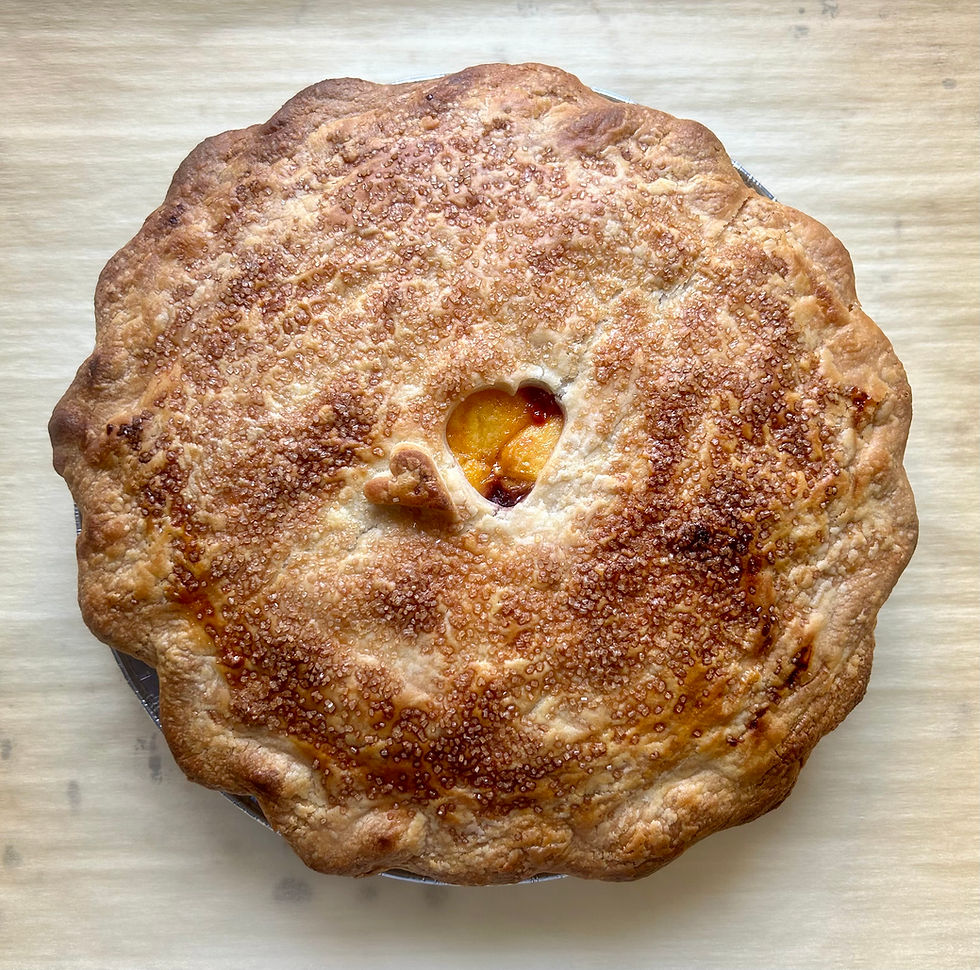 Peach Raspberry Pie (September)