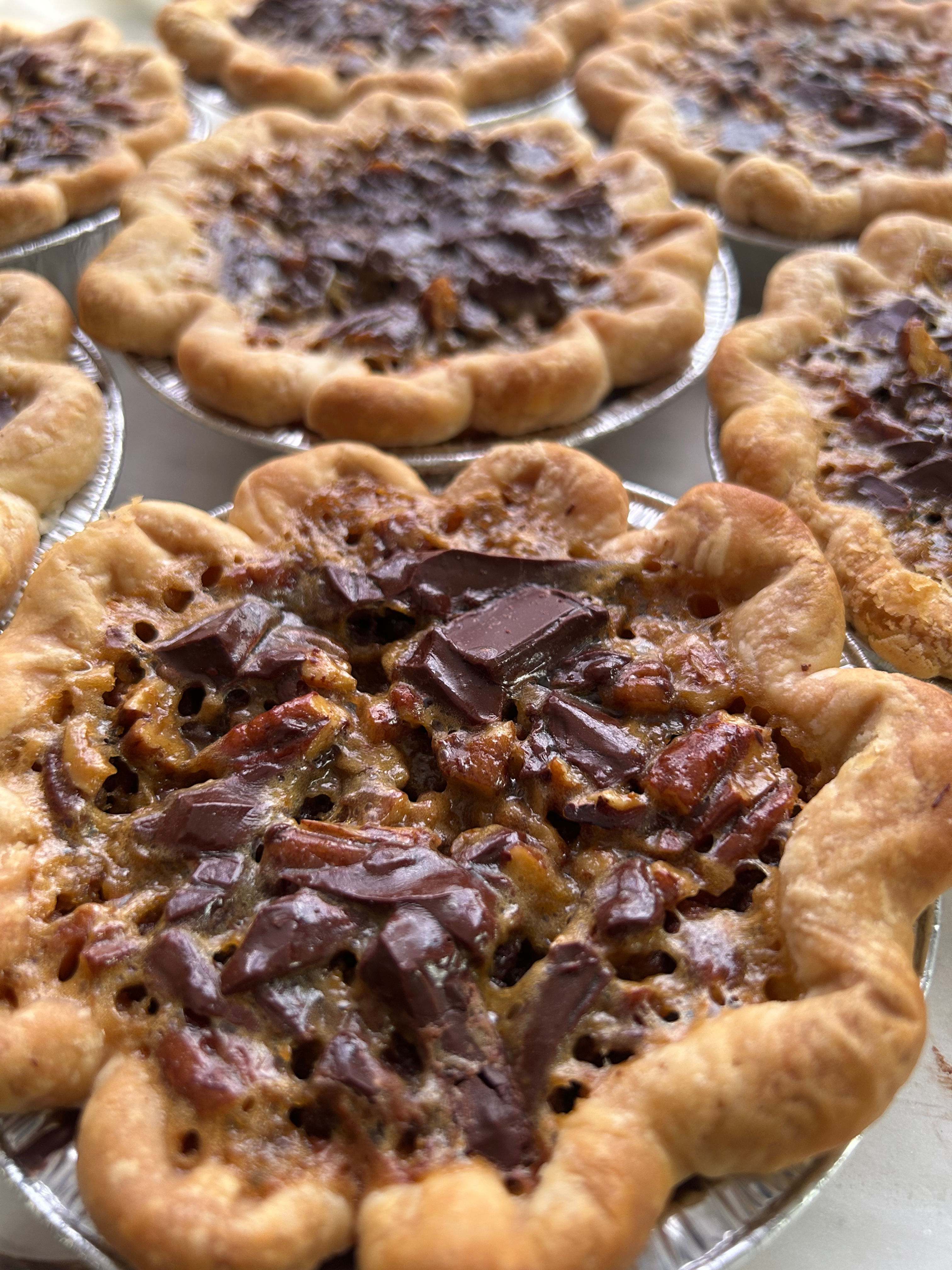 Mini Chocolate Pecan Pie (Thanksgiving)