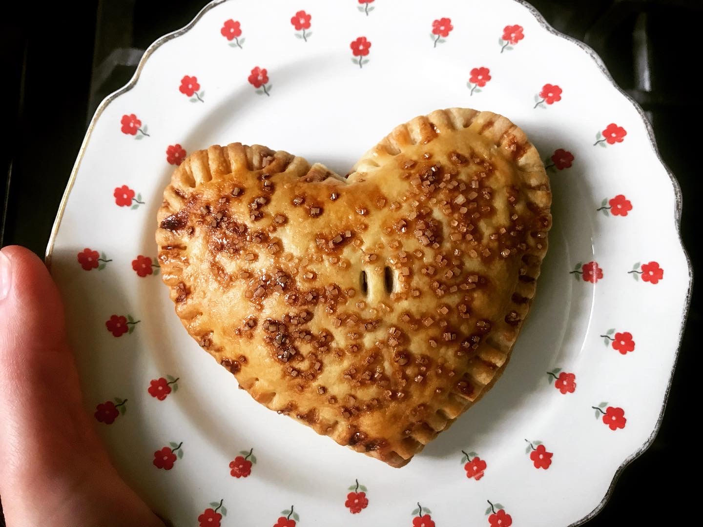 Cherry heart hand Pie (February)