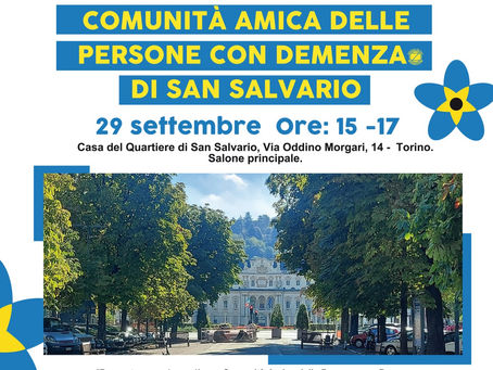29 settembre, nasce la Comunità amica delle persone con demenza