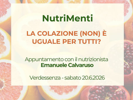 La colazione (non) è uguale per tutti? - Incontro col nutrizionista