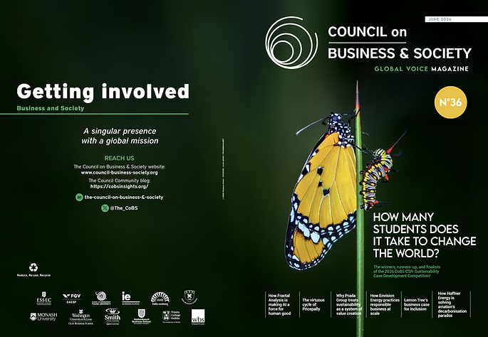 GV36 features 45 contributors, including 32 students from ESSEC, FGV, Fudan, IEBS, IIM Bangalore, Warwick and 13 faculty from these schools with research-based insights to accompany the student cases. All this coming in 3 Sections: Winners, Runners-up, and competition Finalists!
