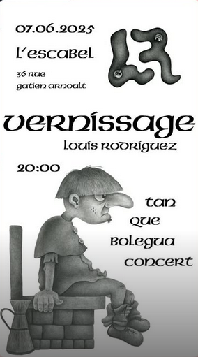 Affiche expo Louis Rodriguez Escabel