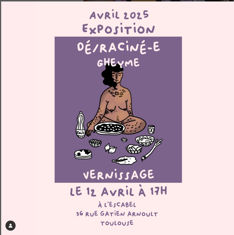 Affiche Expo Gheyme l'Escabel Avril 25