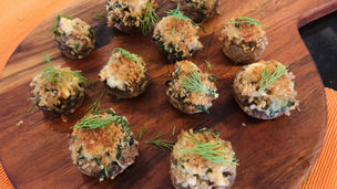 Millets stuffed Mushrooms