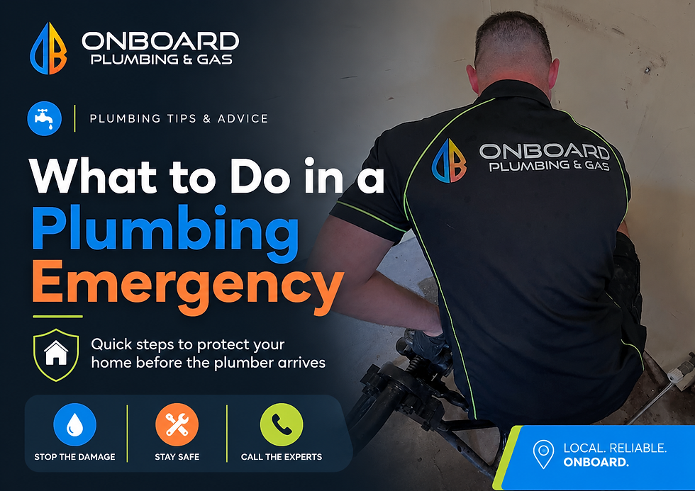 A plumber assessing a plumbing emergency in Adelaide