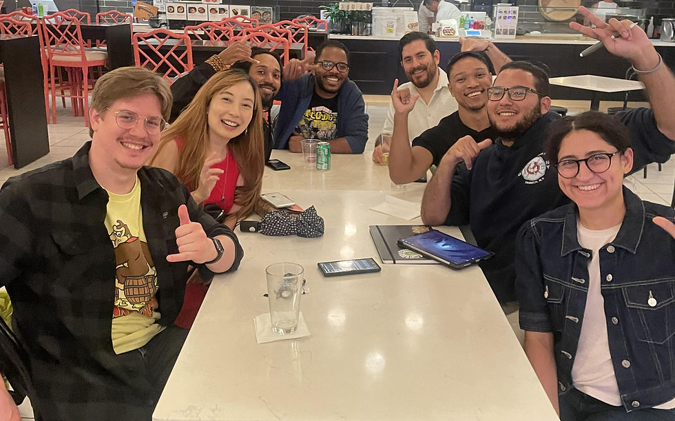 AVG members gathering to share tech and art ideas